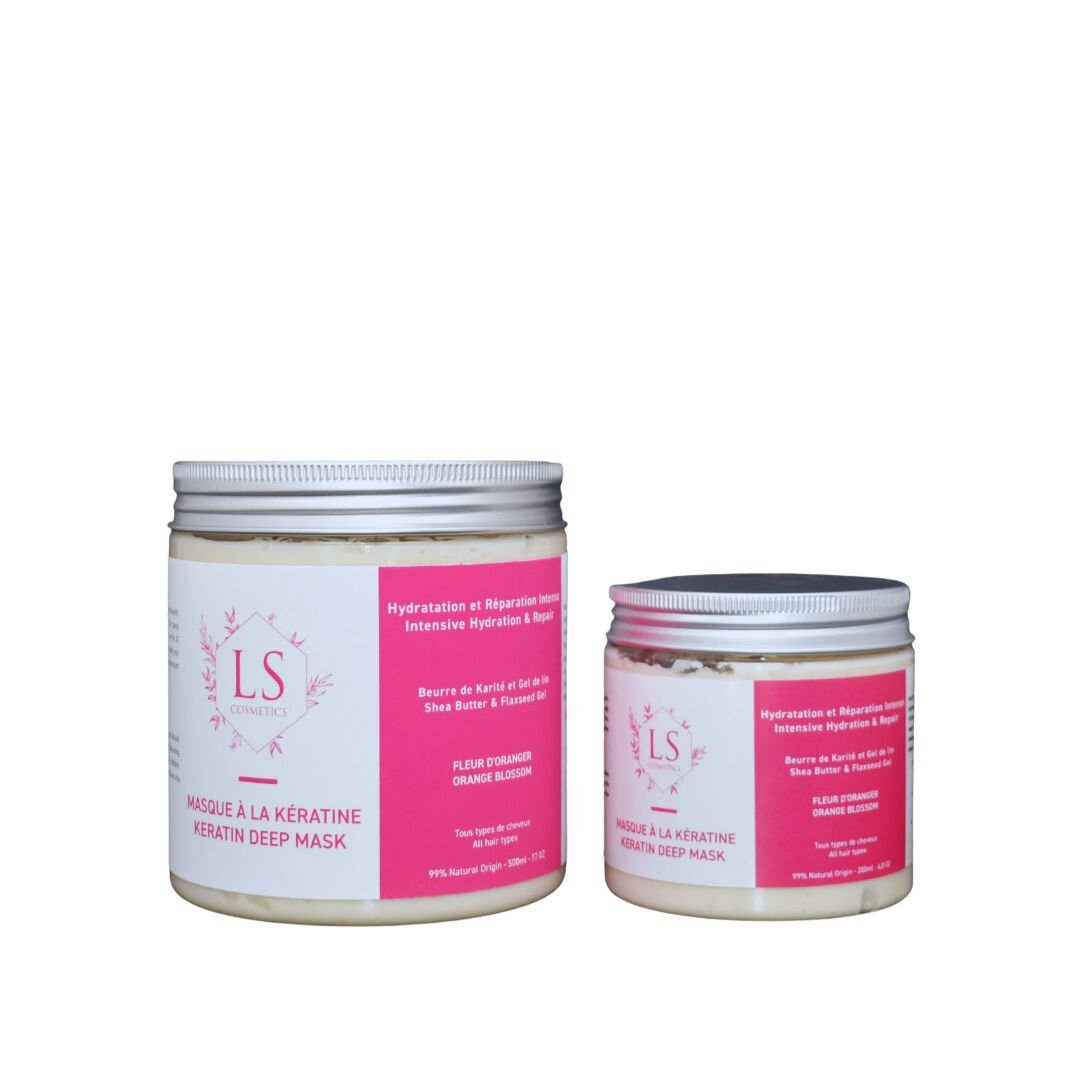 Masque Réparateur à la kératine avant shampoing - LS COSMETICS